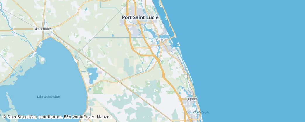 Condado de Martin — Mapa