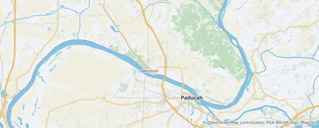 Mapa Massac County