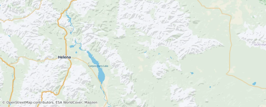 Meagher County – Mapa