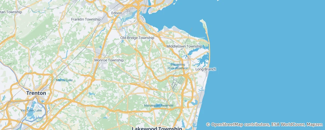 Mappa di contea di Monmouth