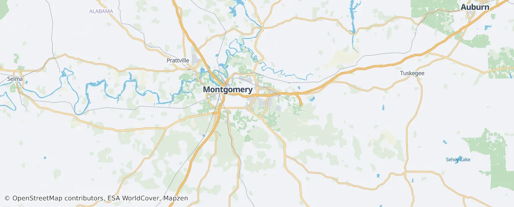condado de Montgomery — Mapa