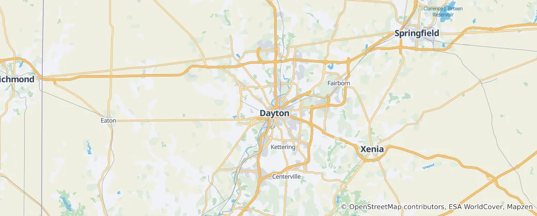 Mapa Montgomery County