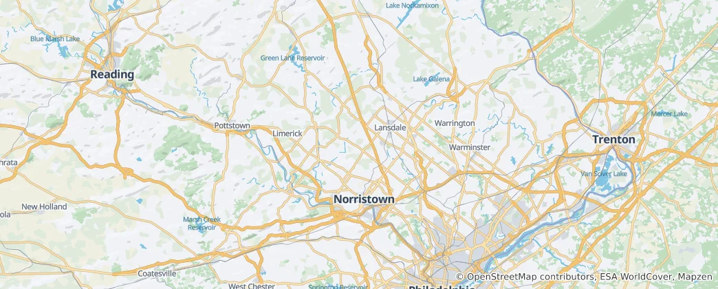 Mapa Montgomery County