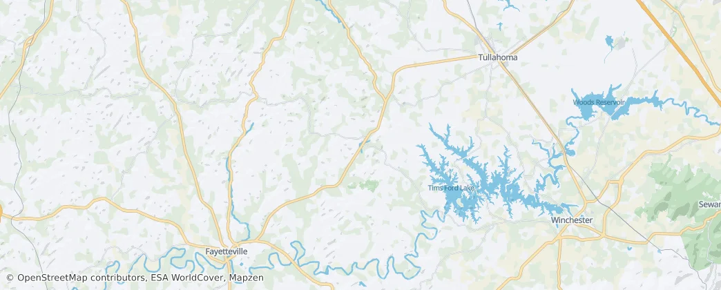 Moore County — Map