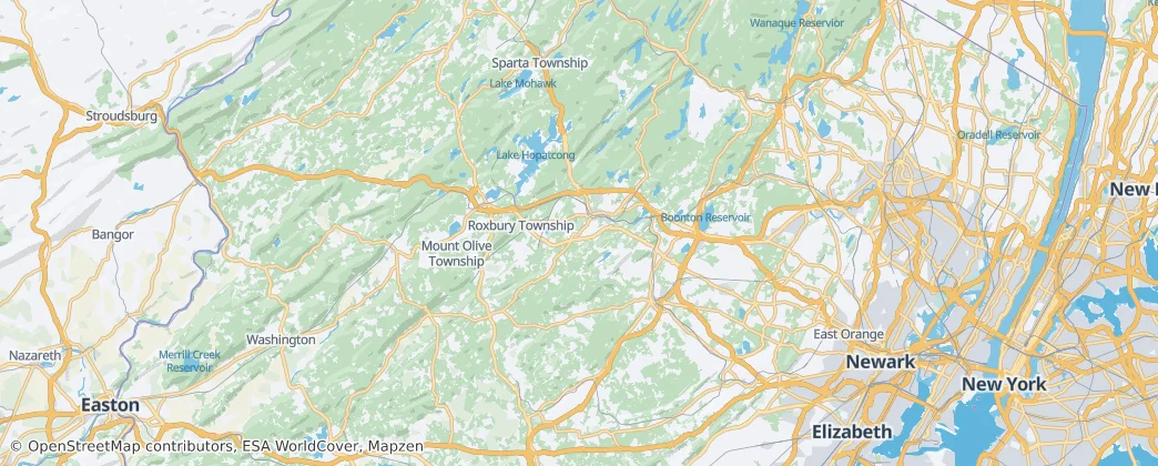 Morris County — Map