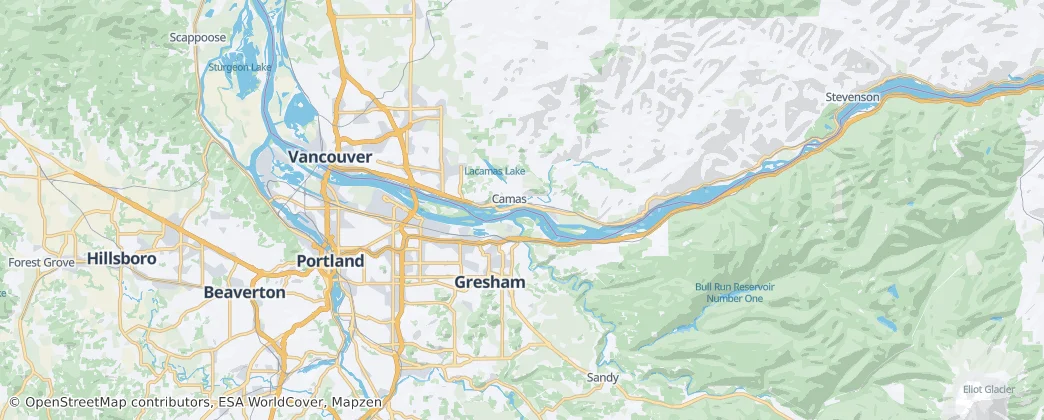 Multnomah County — Map