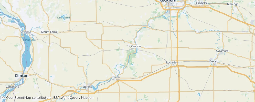 Ogle County — Map