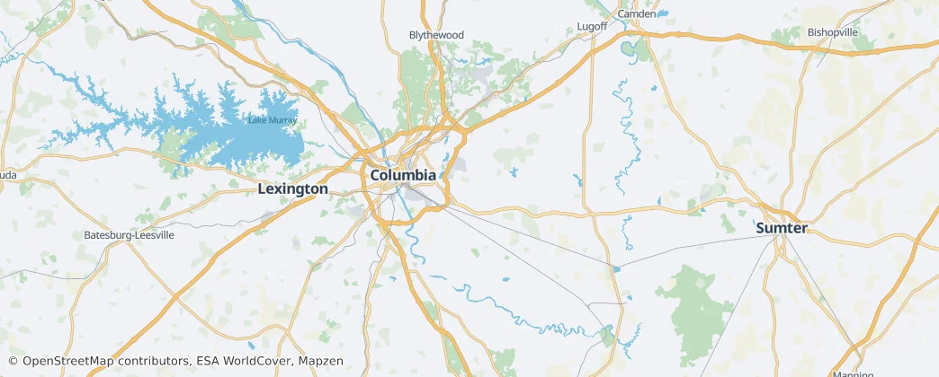 Richland County — mapa