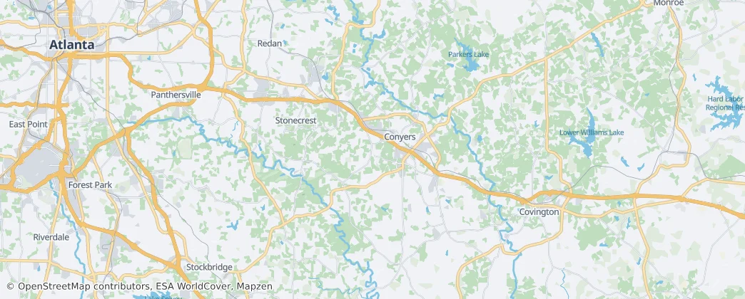 羅克代爾縣 — 地图