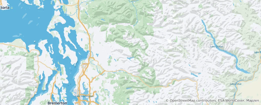 Karte von Snohomish County