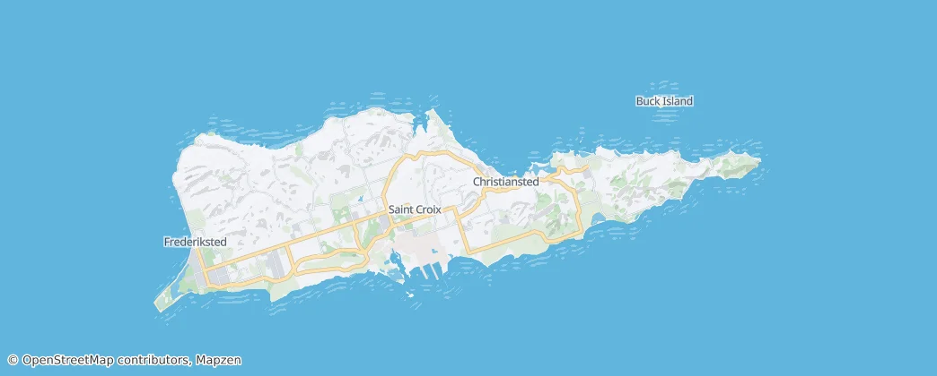 St. Croix — mapa