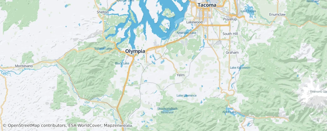 Thurston County — Map