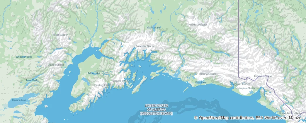 Mapa Chugach Census Area