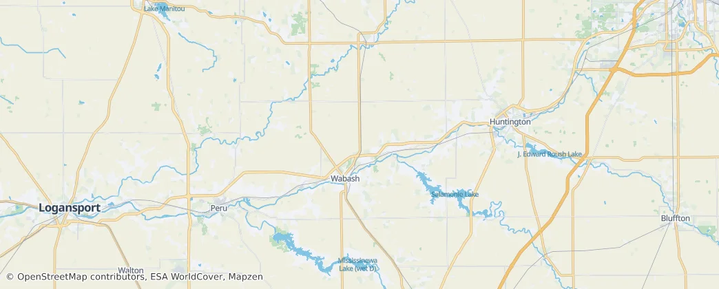 Wabash County — Karte