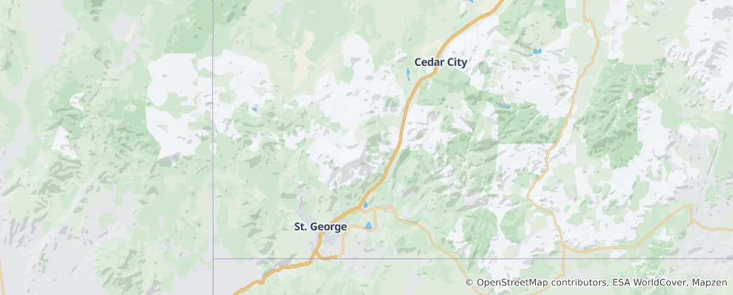 Mapa Washington County
