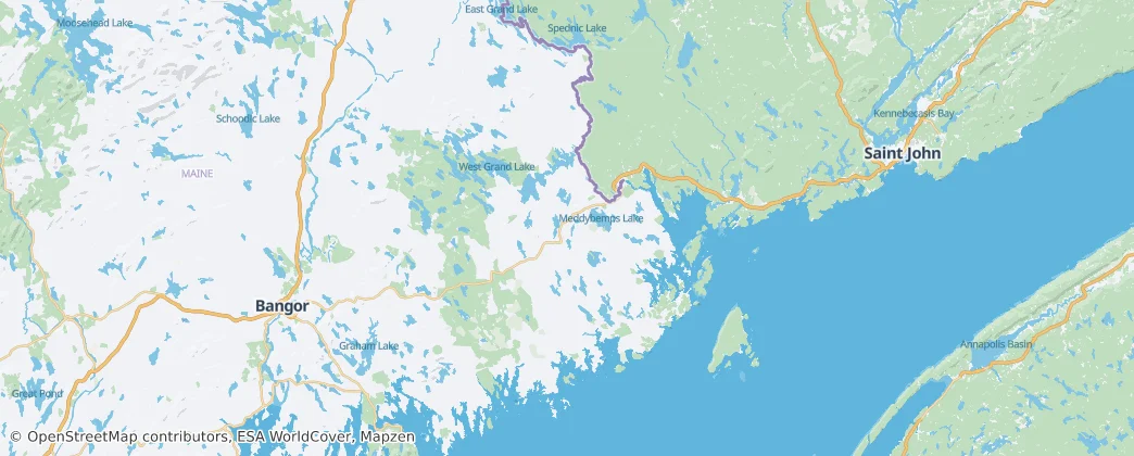 華盛頓縣 — 地图