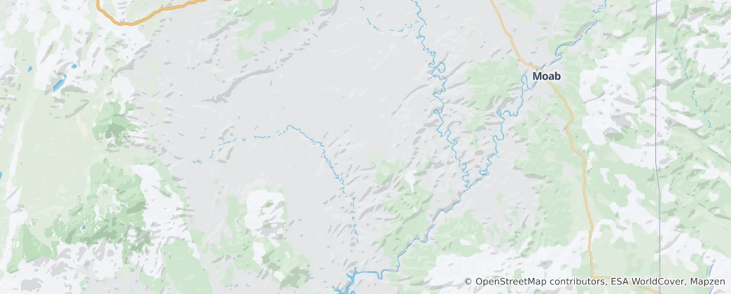 Mapa Wayne County