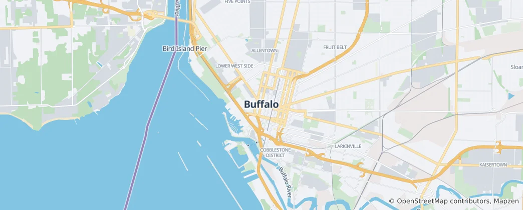 Buffalo Haritası