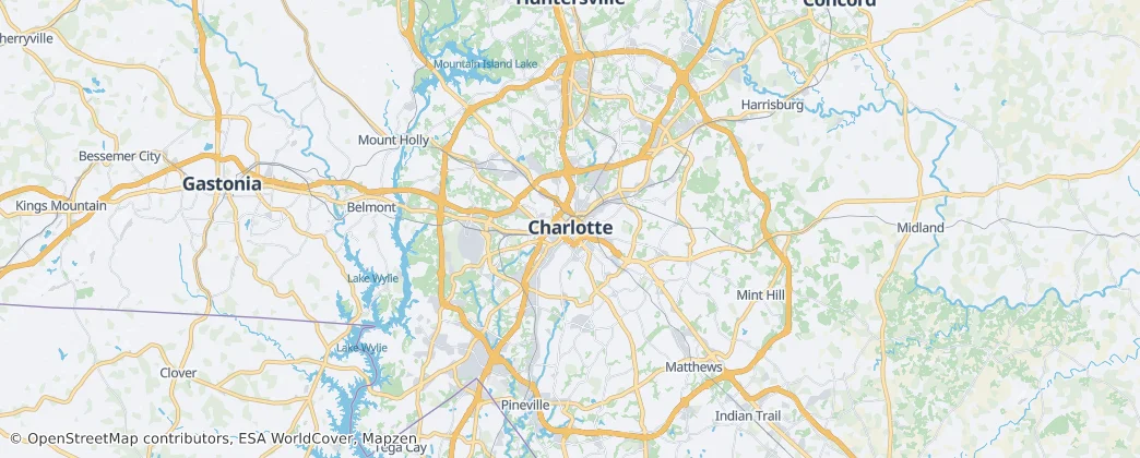 Charlotte — Karte