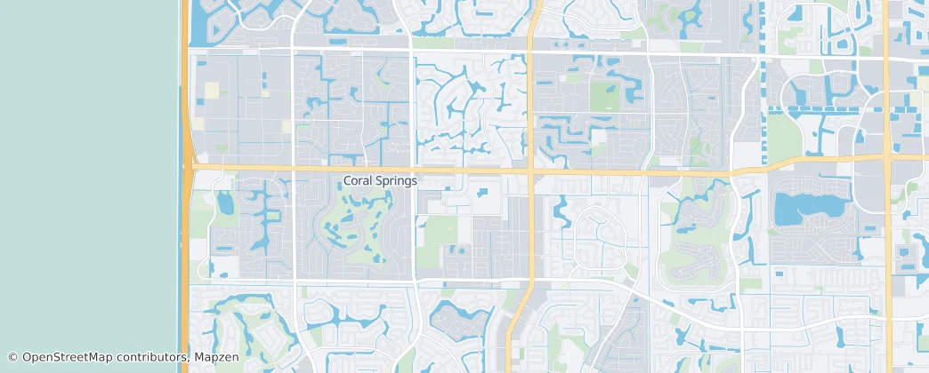 Coral Springs — Map