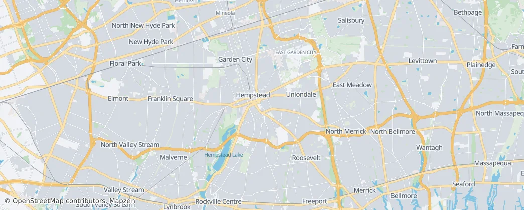 Hempstead — mapa