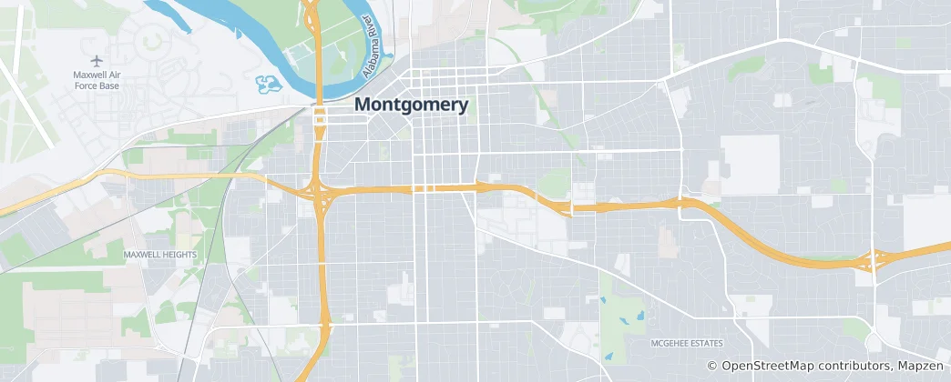 Mapa Montgomery