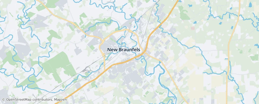 New Braunfels — mapa