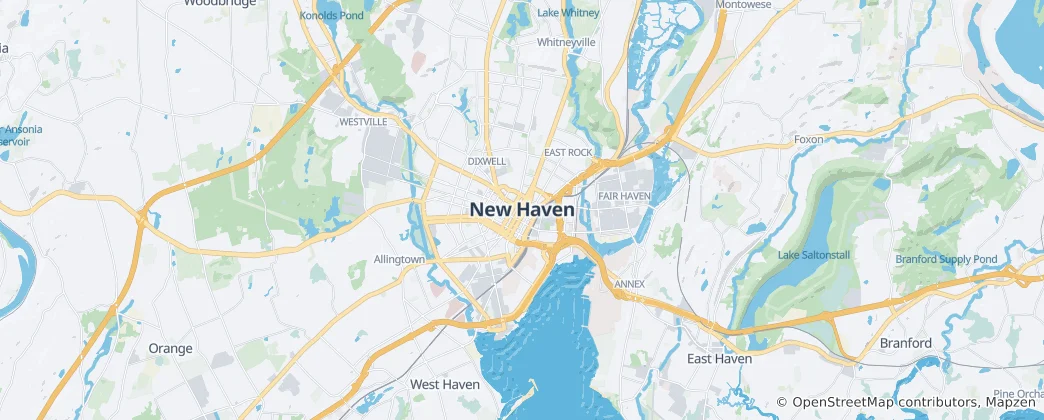Mapa New Haven
