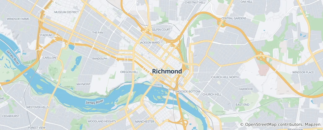 Karte von Richmond