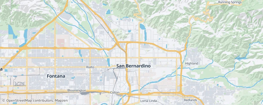 San Bernardino — Mappa