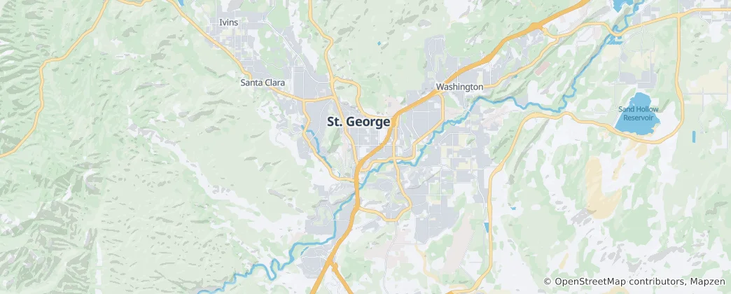 Karte von St. George