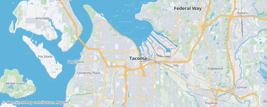 Tacoma — Kaart