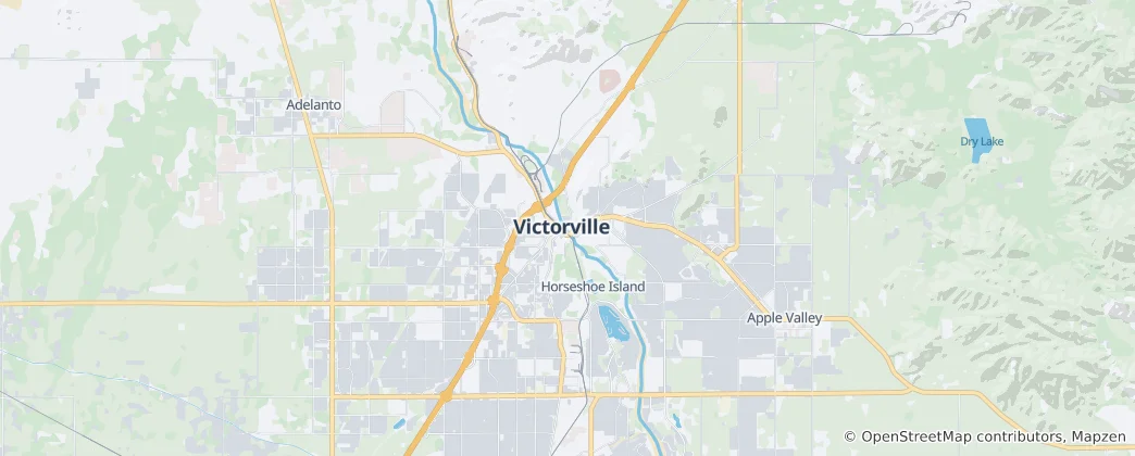 Mapa Victorville