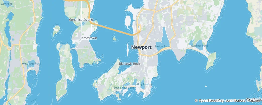 Mapa Newport