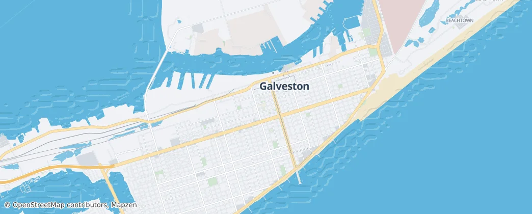 Galveston — Map