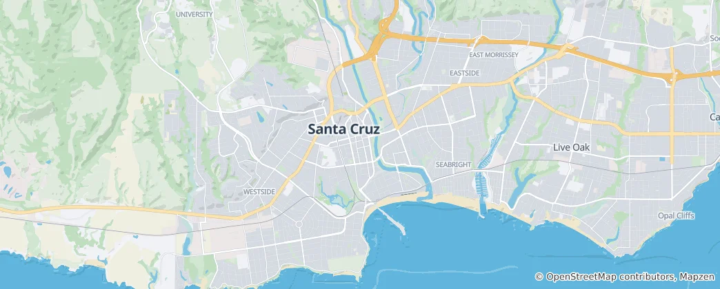 Karte von Santa Cruz