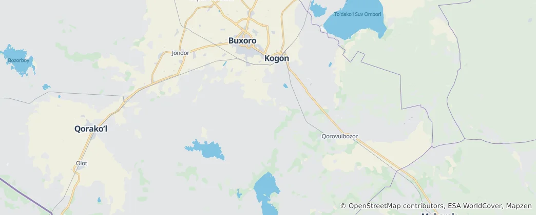 Mapa Jondor District