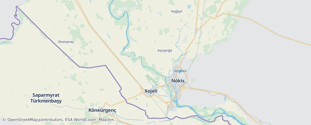 Nukus — Map