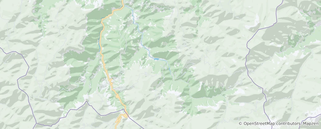 Mapa Uzungöl Special Environmental Protected Area