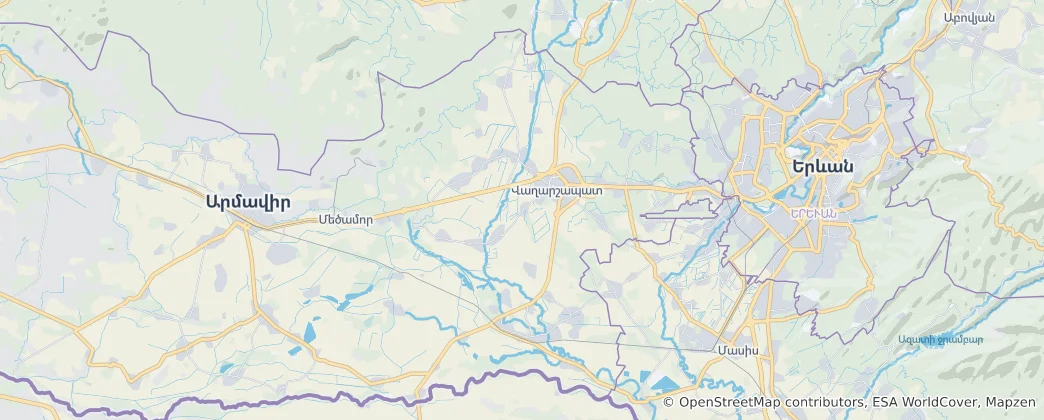 Kaart van Edzjmiatsin