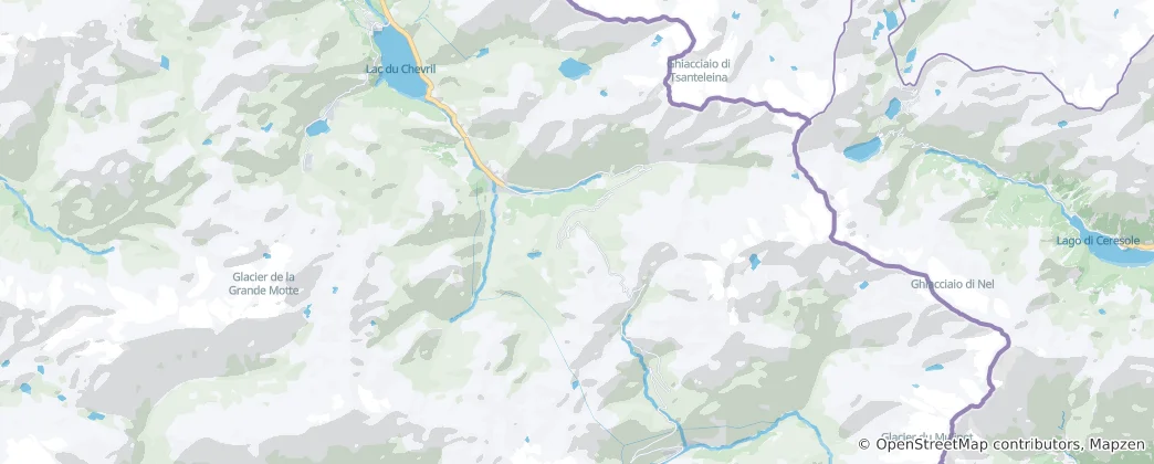Carte de Val-d'Isère