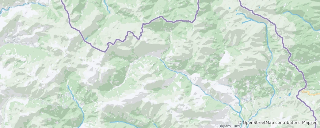 Karte von Valbona Valley National Park