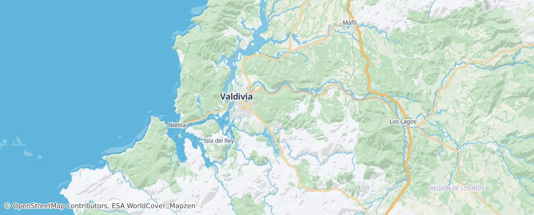 Valdivia – Mapa