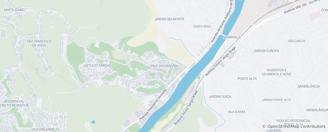Carte de Vale do Paraíba