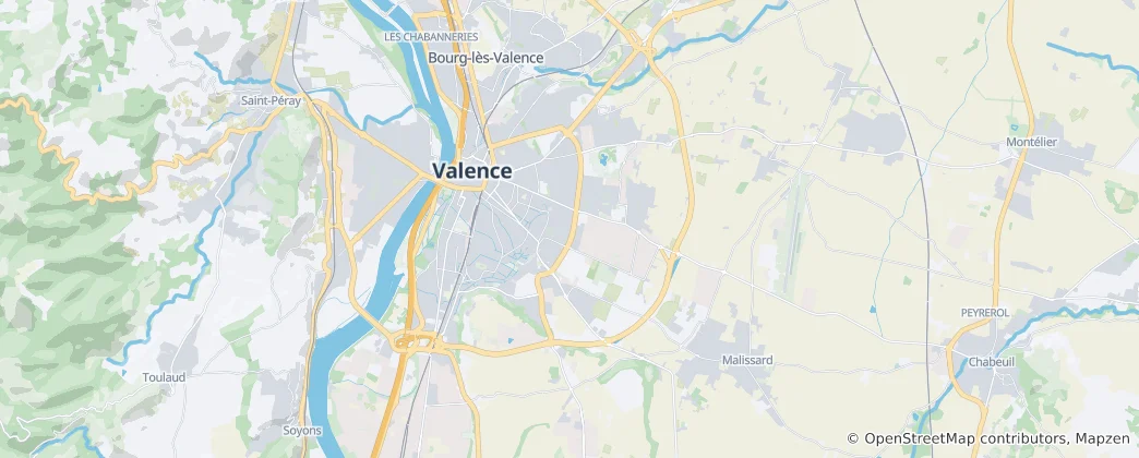 Mapa de Valence