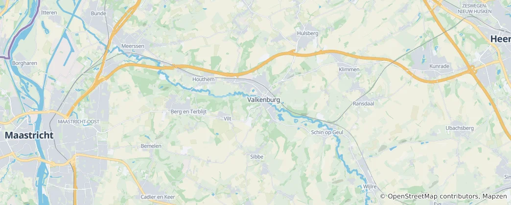 Mappa di Valkenburg aan de Geul