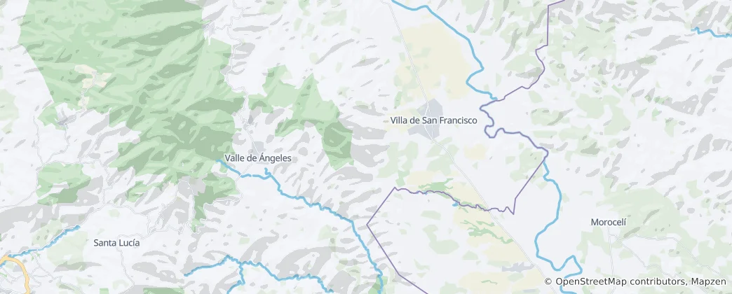 Valle de Ángeles 지도