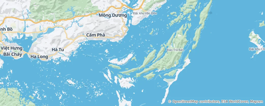 Mapa de Vân Đồn