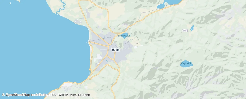 Van — mapa