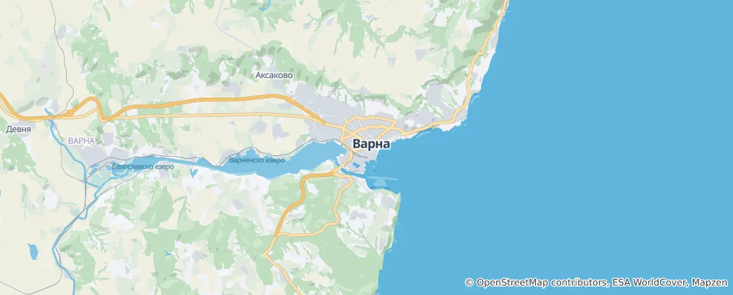 Map of Varna